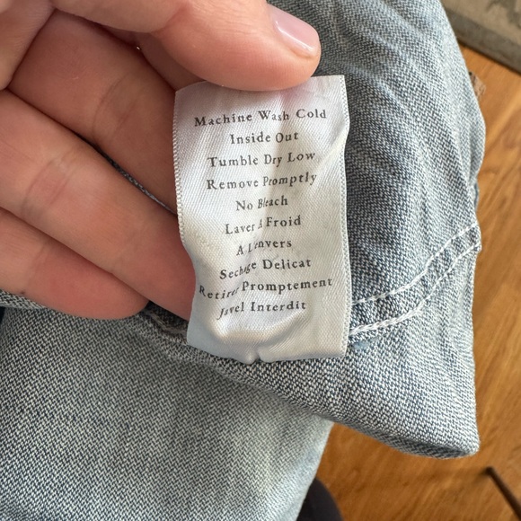 Frank & Eileen Mary Denim Shirtdress M - Picture 7 of 9